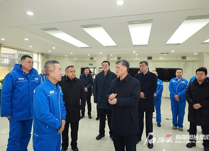 马兴瑞艾尔肯·吐尼亚孜深入有关能源化工企业调研