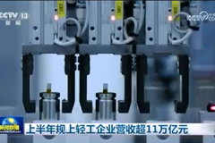 上半年规上轻工企业营收超11万亿元