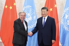 习近平会见联合国秘书长古特雷斯