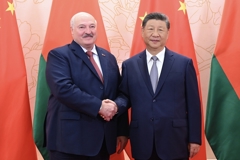 习近平会见白俄罗斯总统卢卡申科