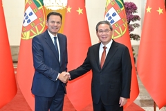 李强同葡萄牙总理蒙特内格罗会谈