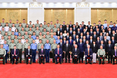 中国人民抗日战争暨世界反法西斯战争胜利80周年纪念活动总结会议在京举行 习近平亲切接见纪念活动筹办工作各方面代表