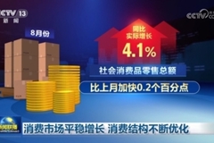 消费市场平稳增长 消费结构不断优化