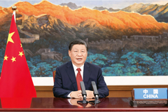 习近平：推动落实全球发展倡议、全球安全倡议、全球文明倡议、全球治理倡议