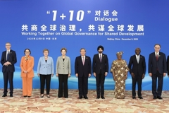 李强同主要国际经济组织负责人举行“1+10”对话会