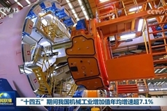 “十四五”期间我国机械工业增加值年均增速超7.1%