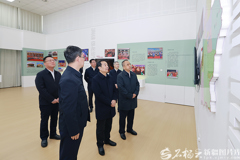 陈小江艾尔肯·吐尼亚孜在自治区文旅厅调研座谈