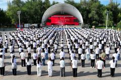 塔城地区举办2026—2027年度大学生西部计划志愿者出征仪式